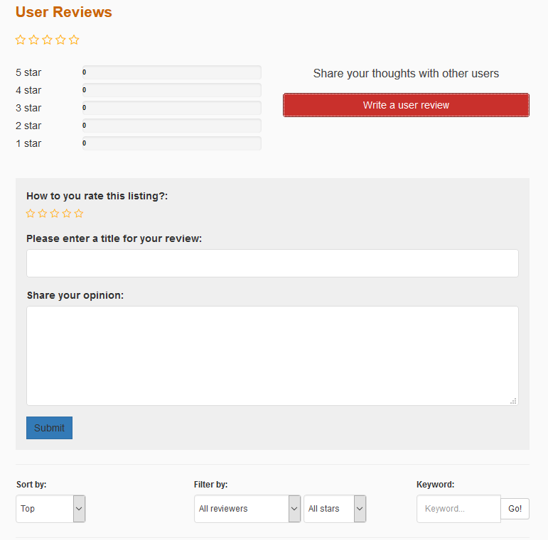 LDD Directory User Reviews screenshot